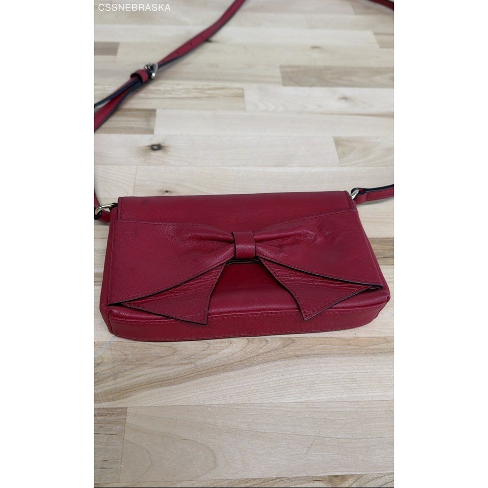 Kate Spade Red Montrose Avenue Aster leather Crossbody - Picture 2 of 10